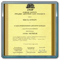 2. Dyplom ZASP - Anna Pietrzak